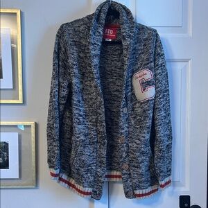 Source Unknown Gray Cardigan Sweater
